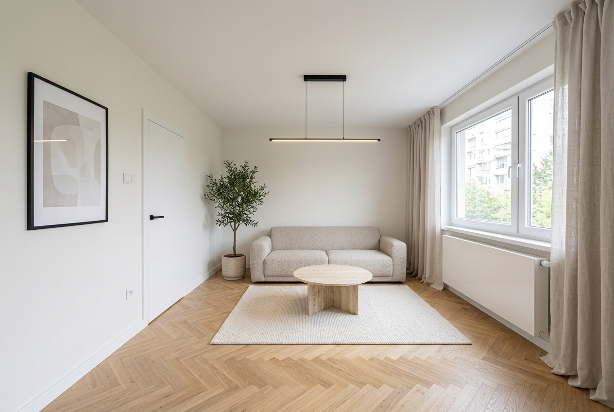 Interiér po profesionální rekonstrukci - moderní a elegantní design